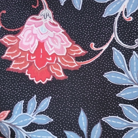 LOFT PAISLEY  SMOCKED FLARE DRESS/ 14. - Picture 12 of 12